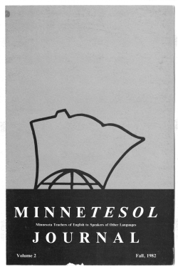 TESOL-1982 - MinneTESOL Journal