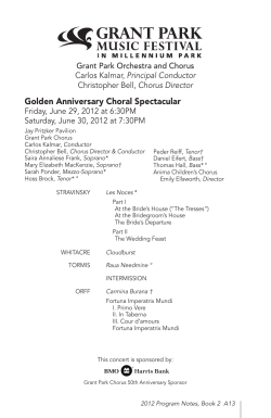 Program Notes PDF - The Grant Park Music Festival