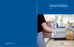 An Introduction to Mailing for Businesses and Organizations