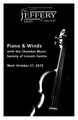 Programme Notes [PDF - The Jeffery Concerts