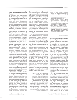 A Stable Isotope Data Repository as Part of Neotoma, a