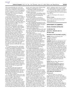 Federal Register/Vol. 81, No. 119/Tuesday, June 21, 2016/Rules