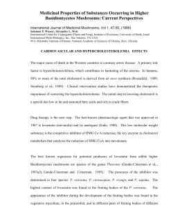 Medicinal Properties of Substances Occurring in