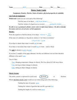 Matter Study Guide 16