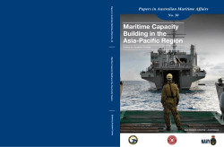 Maritime Capacity Building in the Asia-Pacific Region