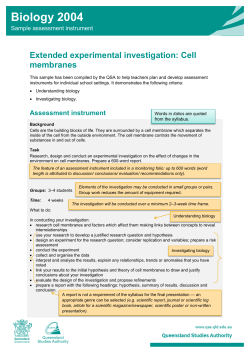 Cell membranes