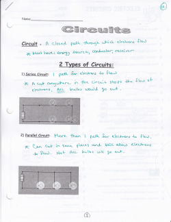 Circuits notes and homework
