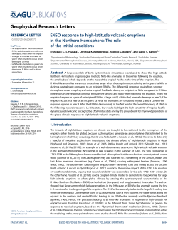 ENSO response to high-latitude volcanic eruptions