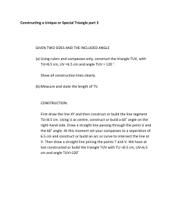 Constructing a Unique or Special Triangle part 3 pdf