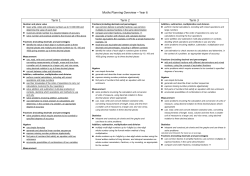 Maths Planning Overview &ndash; Year 6 Term 1 Term 2 Term 3