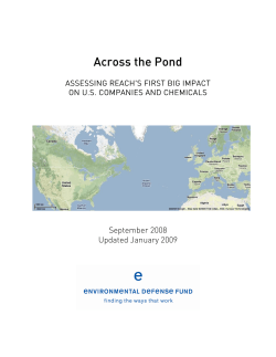 Across the Pond - Environmental Defense Fund