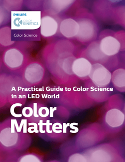 Color Matters - Philips Color Kinetics