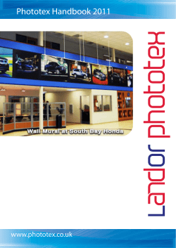 Phototex Handbook 2011