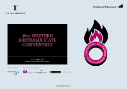 49th western australia state convention