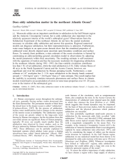 Does eddy subduction matter in the northeast Atlantic Ocean?