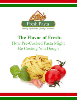 The Flavor of Fresh Product Yield Cost Per