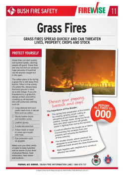 Grass Fires - NSW Rural Fire Service