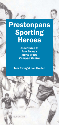 Sporting Heroes - Prestoungrange Arts Festival