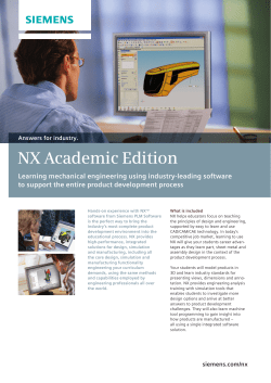 NX Academic Edition