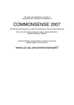 commonsense 2007