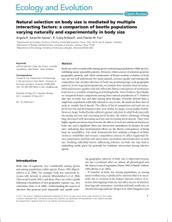Natural selection on body size is mediated by multiple interacting
