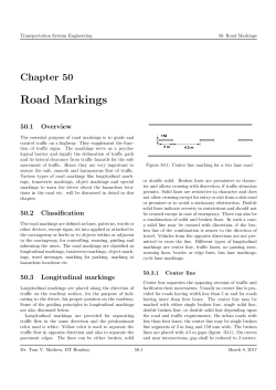 Road Markings - Civil IITB