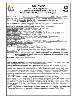 - St Macartan`s Parish Mornington