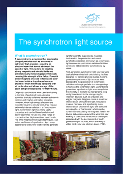 The synchrotron light source
