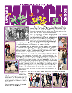 UPWAR D BOU ND - Chadron State College