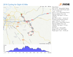 2016 Cycling for Sight 43 Mile