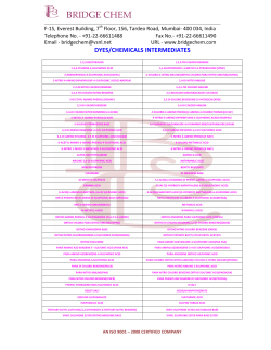 Dyes / Chemicals Intermediates