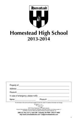 Homestead High School - Southwest Allen County Schools