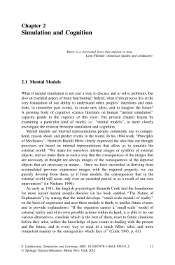 Simulation and Cognition