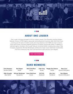 One Louder`s Press Kit