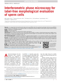 Interferometric phase microscopy for label