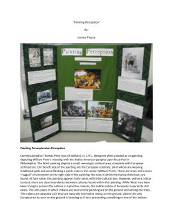 &ldquo;Painting Perception&rdquo; By: Joshua Treece Painting Pennsylvanian