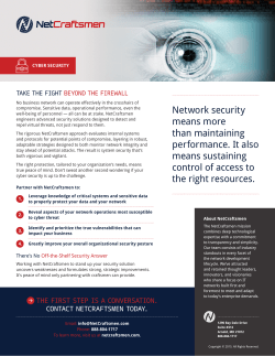 Network security means more than maintaining performance. It also