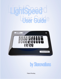 LightSpeed Writer User Guide