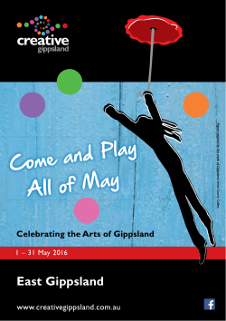 to brochure - East Gippsland Shire Council