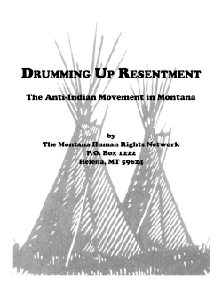 Indian Report - Montana Human Rights Network