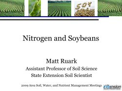 Nitrogen and Soybeans
