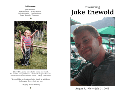 Jake Enewold - Claire Kujundzic