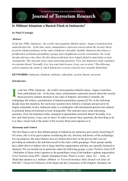 Is Militant Islamism a Busted Flush in Indonesia?