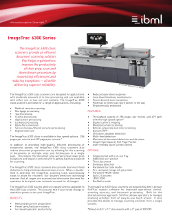 ImageTrac 6300 Series