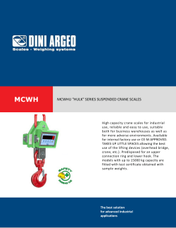 mcwhu "hulk" series suspended crane scales
