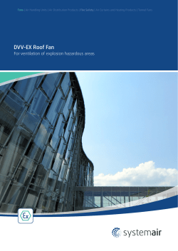 DVV-EX Roof Fan