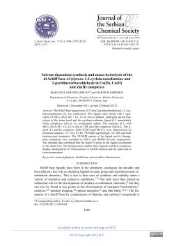 Solvent-dependent synthesis and mono-hydrolysis of the di
