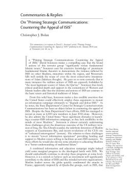 On `Printing Strategic Communications