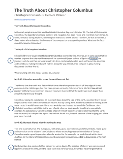 The Truth About Christopher Columbus