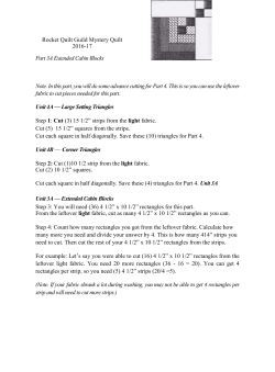 Clue 3 - Rocket Quilters